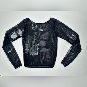 MESH “TATOO” LONGSLEEVE TOP